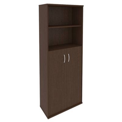 Riva А.СТ-1.6 (Венге цаво) Шкаф высокий широкий (2 средние двери ЛДСП)