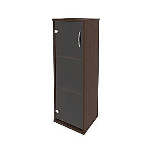 Рива А.СУ-2.4 Л (Венге цаво) Шкаф средний узкий левый (1 средняя дверь стекло)