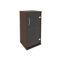 Riva А.СУ-3.2 Пр (Венге цаво) Шкаф низкий узкий правый (1 низкая дверь стекло)