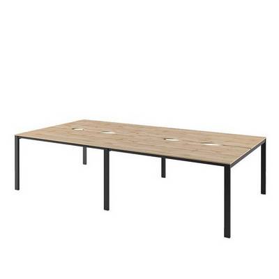 Саньяна N-52 (Дуб вотан) Бенч-система на 4 рабочих места