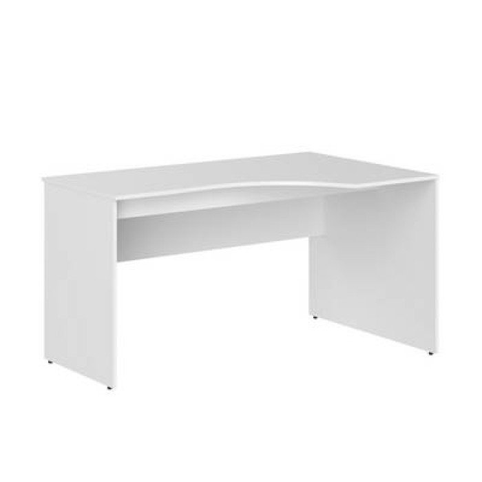 Симпл SET140-1 R (Белый) Эргономичный стол, правый