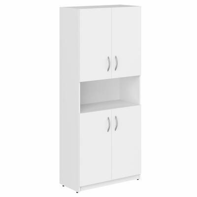 Simple SR-5W.4 (Белый) Шкаф с 2-мя комплектами глухих малых дверей