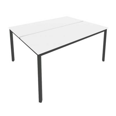 Slim System С.СП-6.2 (Белый/Антрацит) Рабочая станция на металлокаркасе