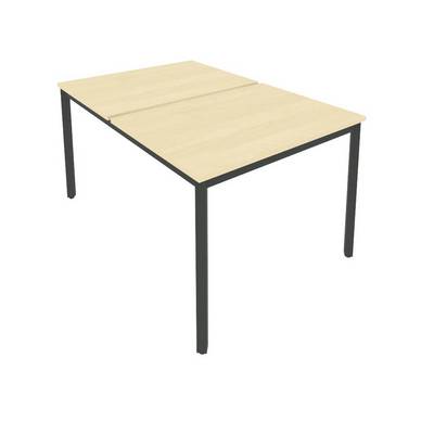 Slim System С.СП-3.3 (Клен/Антрацит) Рабочая станция на металлокаркасе