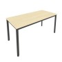 Slim System С.СП-6 (Клен/Антрацит) Стол письменный на металлокаркасе