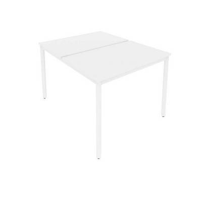 Slim System С.СП-3.2 (Белый/Белый) Рабочая станция на металлокаркасе