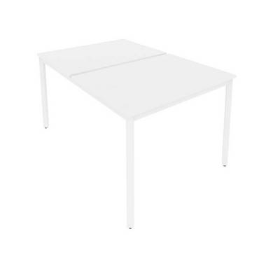 Slim System С.СП-3.3 (Белый/Белый) Рабочая станция на металлокаркасе