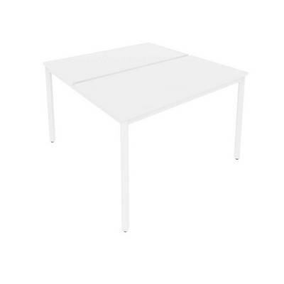 Slim System С.СП-4.2 (Белый/Белый) Рабочая станция на металлокаркасе