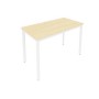 Slim System С.СП-4.1 (Клен/Белый) Стол письменный на металлокаркасе