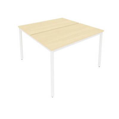 Slim System С.СП-4.2 (Клен/Белый) Рабочая станция на металлокаркасе
