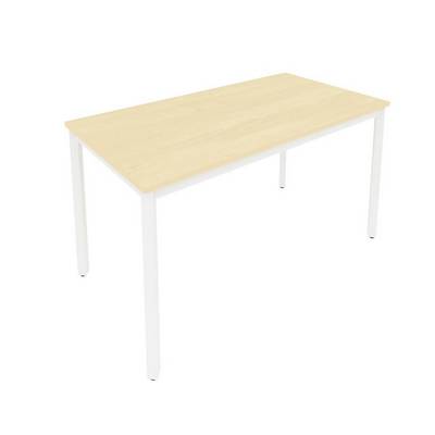 Slim System С.СП-5 (Клен/Белый) Стол письменный на металлокаркасе