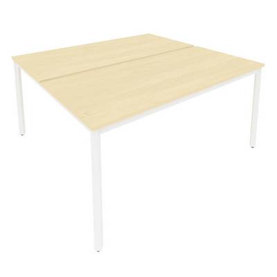 Slim System С.СП-6.3 (Клен/Белый) Рабочая станция на металлокаркасе