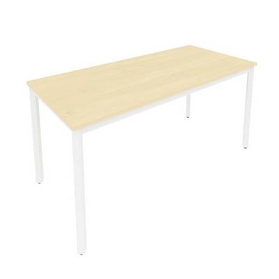 Slim System С.СП-6 (Клен/Белый) Стол письменный на металлокаркасе