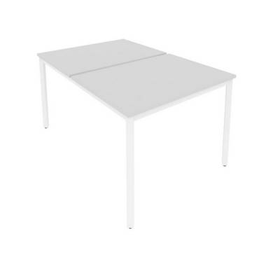 Slim System С.СП-3.3 (Серый/Белый) Рабочая станция на металлокаркасе