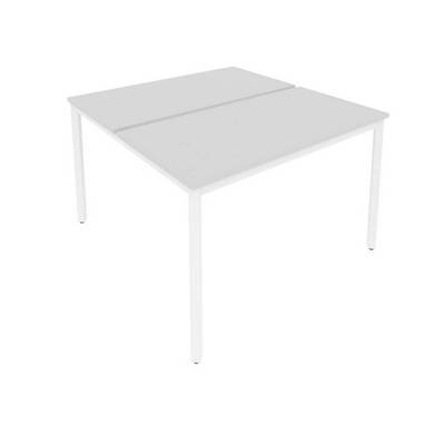 Slim System С.СП-4.2 (Серый/Белый) Рабочая станция на металлокаркасе