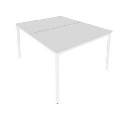 Slim System С.СП-4.3 (Серый/Белый) Рабочая станция на металлокаркасе