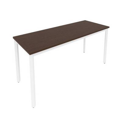 Slim System С.СП-6.1 (Венге/Белый) Стол письменный на металлокаркасе
