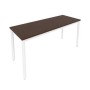 Slim System С.СП-6.1 (Венге/Белый) Стол письменный на металлокаркасе