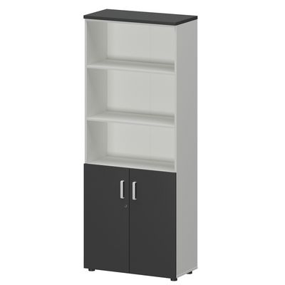 Смарт СМШ-58Д2 Тип2 (Белый/Графит) Шкаф с низкими дверьми