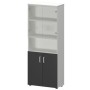 Смарт СМШ-58Д2С2 Тип1 (Белый/Графит) Шкаф с нишей
