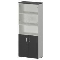 Смарт СМШ-58Д2С2 Тип2 (Белый/Графит) Шкаф с нишей