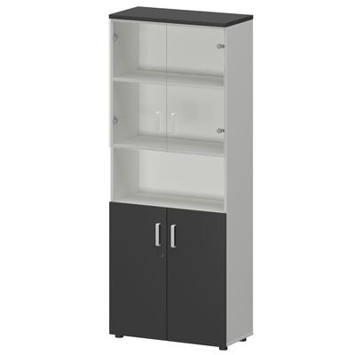 Смарт СМШ-58Д2С2 Тип2 (Белый/Графит) Шкаф с нишей