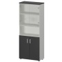 Смарт СМШ-58Д2С2 Тип2 (Белый/Графит) Шкаф с нишей