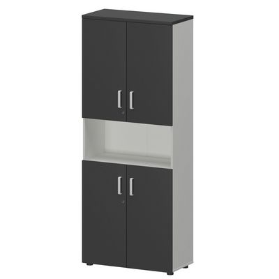 Смарт СМШ-58Д4 Тип2 (Белый/Графит) Шкаф с нишей