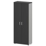 Смарт СМШ-58ШД Тип2 (Белый/Графит) Шкаф для одежды