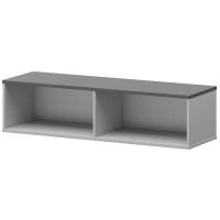 Смарт СМТ-15Н25 (Белый/Графит) Надставка на тумбу-купе