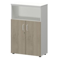 Смарт СМШ-38Д2 Тип1 (Белый/Кронберг) Шкаф с низкими дверьми
