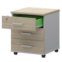 Смарт СМТ-3П Тип2 (Белый/Кронберг) Тумба подкатная