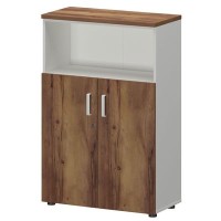 Смарт СМШ-38Д2 Тип2 (Белый/Таксония) Шкаф с низкими дверьми