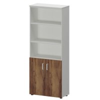 Смарт СМШ-58Д2 Тип1 (Белый/Таксония) Шкаф с низкими дверьми