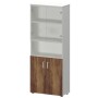 Смарт СМШ-58Д2С2 Тип1 (Белый/Таксония) Шкаф с нишей