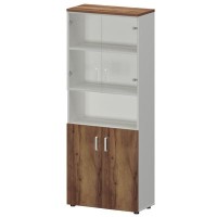 Смарт СМШ-58Д2С2 Тип2 (Белый/Таксония) Шкаф с нишей