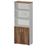 Смарт СМШ-58Д2С2 Тип2 (Белый/Таксония) Шкаф с нишей