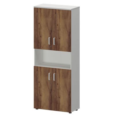 Смарт СМШ-58Д4 Тип1 (Белый/Таксония) Шкаф с нишей