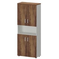 Смарт СМШ-58Д4 Тип2 (Белый/Таксония) Шкаф с нишей