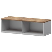 Смарт СМТ-12Н25 (Белый/Таксония) Надставка на тумбу-купе