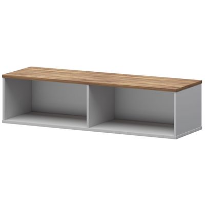 Смарт СМТ-15Н25 (Белый/Таксония) Надставка на тумбу-купе