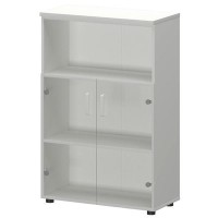 Смарт СМШ-38С2 (Белый) Шкаф со стеклом