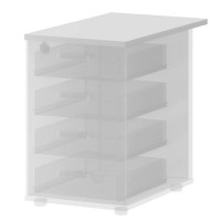 Смарт СМТ-4Т25-73 (Белый) Топ приставной тумбы