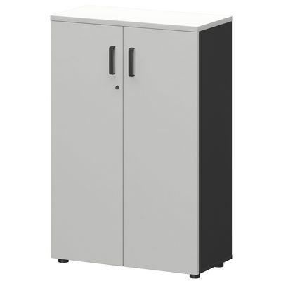 Смарт СМШ-38Д Тип2 (Графит/Белый) Шкаф закрытый