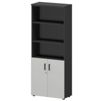 Смарт СМШ-58Д2 Тип1 (Графит/Белый) Шкаф с низкими дверьми