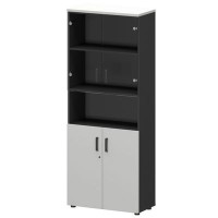 Смарт СМШ-58Д2С2 Тип2 (Графит/Белый) Шкаф с нишей