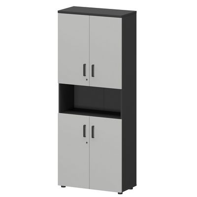 Смарт СМШ-58Д4 Тип1 (Графит/Белый) Шкаф с нишей