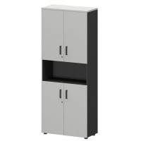 Смарт СМШ-58Д4 Тип2 (Графит/Белый) Шкаф с нишей