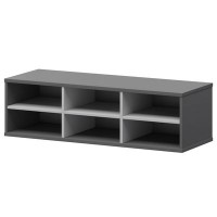 Смарт СМТ-12НВ.18 Тип1 (Графит/Белый) Надставка на тумбу-купе