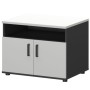 Смарт СМТ-2ДН Тип2 (Графит/Белый) Тумба под МФУ